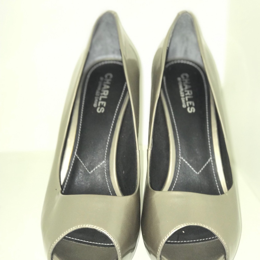 Charles David Women's Peep Toe Heels - Taupe